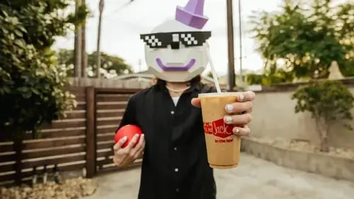 Jack Box with Coffee and Football 