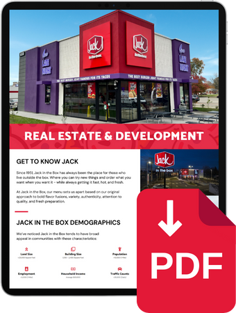 Jack in the Box Real Estate Development Brochure PDF