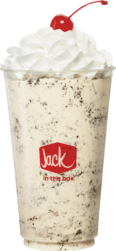 Jack in the Box cookies and cream shake Jack in the Box cookies and cream shake