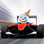 Jack in the Box mascot racing