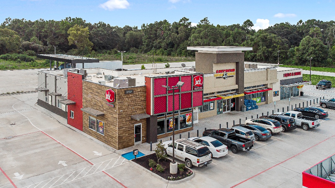 Jack in the Box Convenience Store Travel Plaza Above