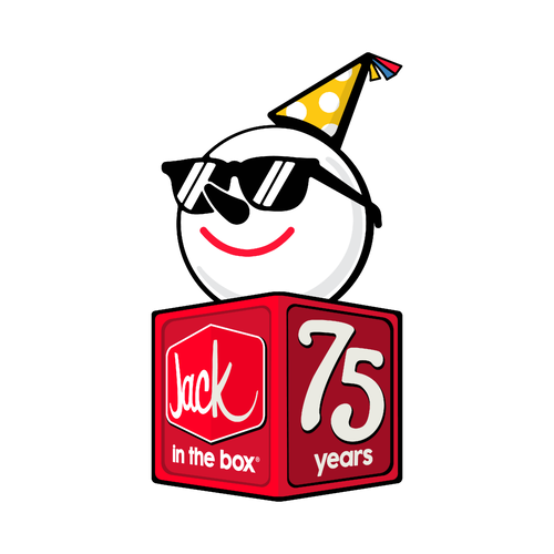 Jack in the Box 75th Anniversary Emoji 500x500