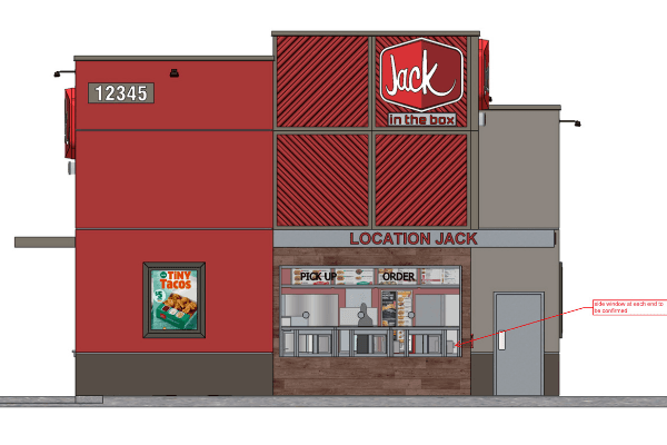 Jack n the Box location concept